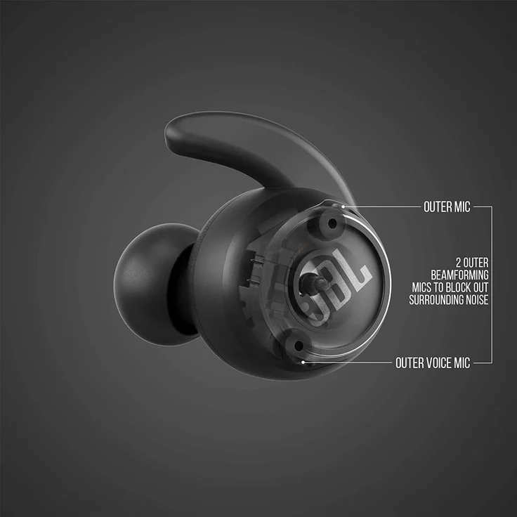 JBL Reflect MINI NC In-Ear Kopfhörer mit Bluetooth, Mikrofon, Noise Cancelling, geeignet für Sport, schwarz – Bild 11