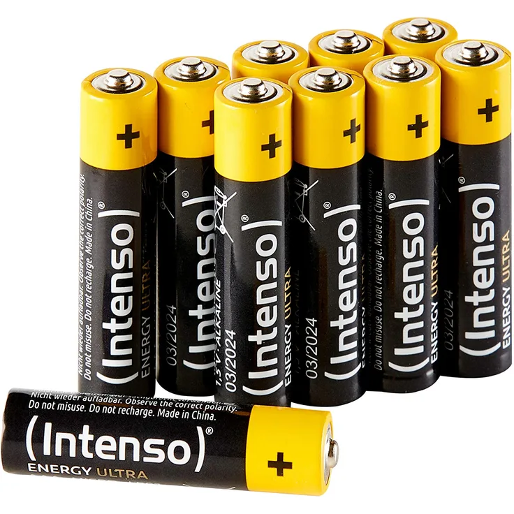 Intenso Energy Ultra AAA Micro LR03 Alkaline Batterien 10er Pack