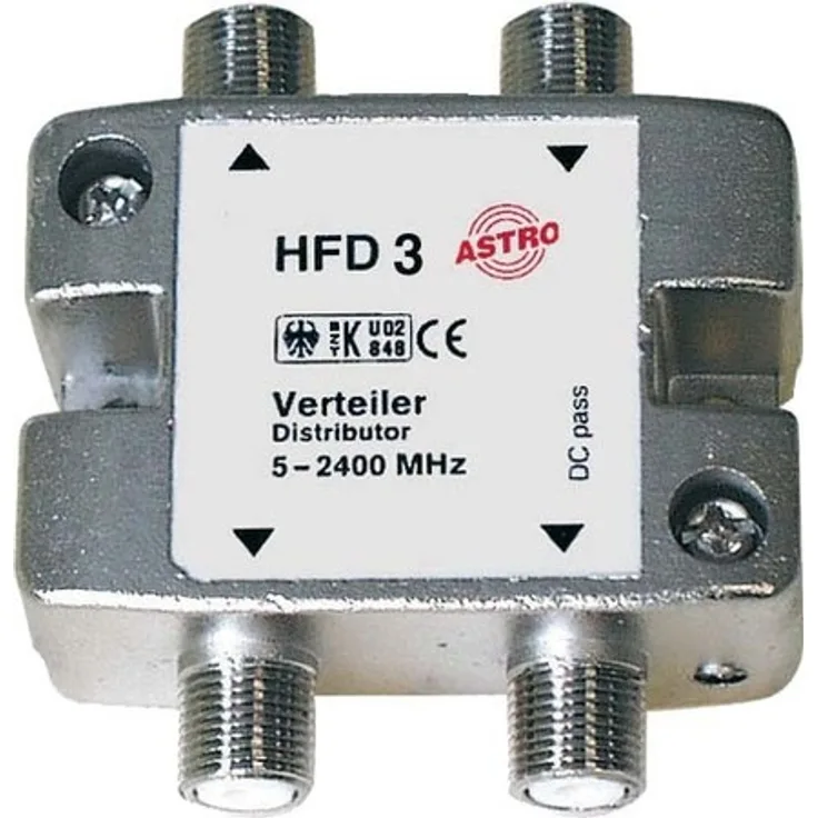 Astro Strobel Verteiler 3-fach, 5-2400MHz HFD 3