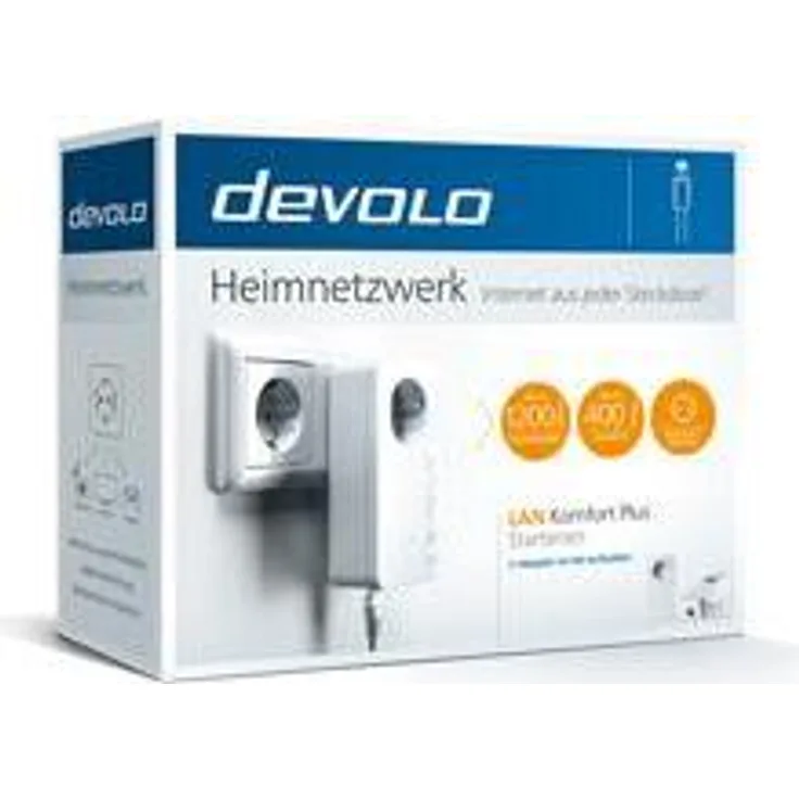 Devolo 8106 - 1200 Mbit/s - IEEE 802.1p,IEEE 802.3,IEEE 802.3ab,IEEE 802.3az,IEEE 802.3u,IEEE 802.3x - Typ F - Gigabit Ethernet - 10,100,1000 Mbit/s - 64-QAM,256-QAM,1024-QAM,4096-QAM,BPSK,OFDM,QPSK (8106)
