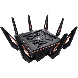 Bild für Asus GT-AX11000 ROG Rapture Gaming Router (Ai Mesh WLAN System, WiFi 6 AX11000, Game First V, VPN Fusion, 1x 2.5G LAN, 4x Gigabit LAN Link Aggregation, 1.8 GHz QC CPU, AiProtection, USB 3.0)
