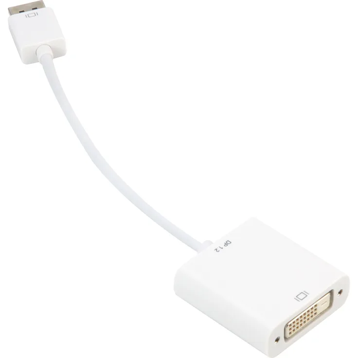 Sharkoon DisplayPort 1.2 - DVI24+1 Converter Adapter, weiß