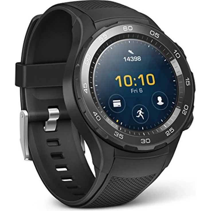 Huawei Watch 2 Smartwatch GPS, Unisex, Einheitsgröße, Metallgehäuse, Carbon Black – Bild 2