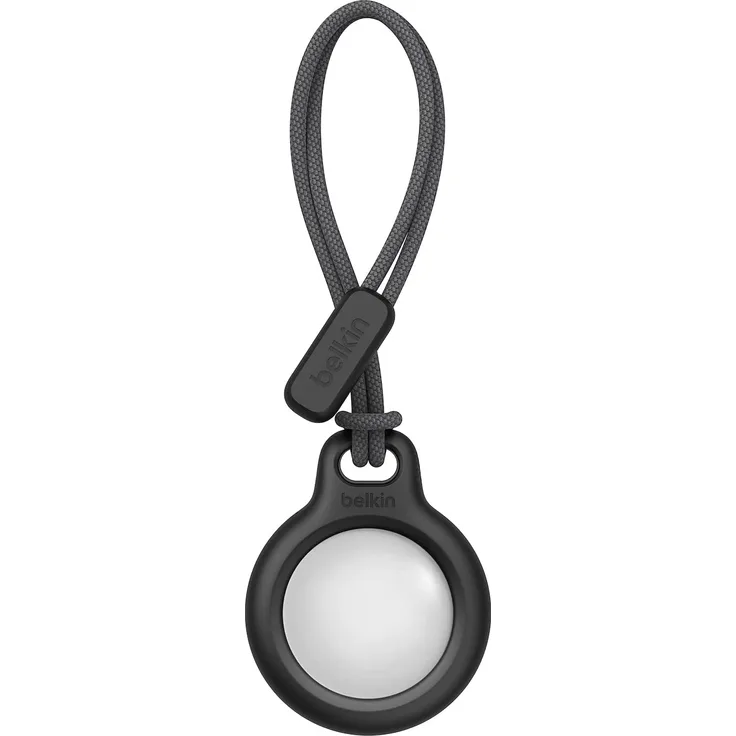 Belkin Secure Holder mit Schlaufe, geeignet für Apple AirTag, schwarz (F8W974btBLK)
