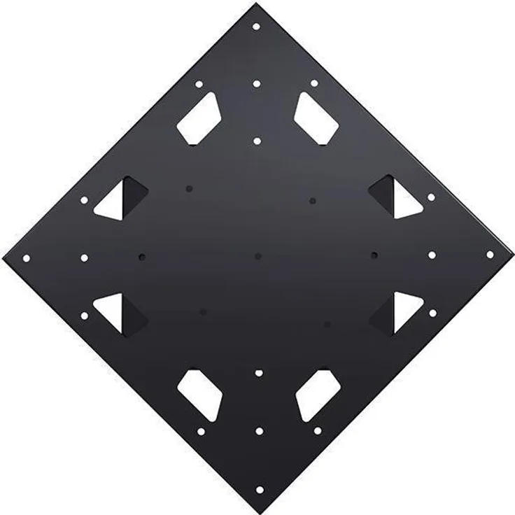 B-Tech BT7550. Produktfarbe: Schwarz, Höchstgewichtskapazität: 70 kg, VESA Montageadapter: 200 x 200,400 x 400 mm. Breite: 448,2 mm, Tiefe: 75,5 mm, Höhe: 448,2 mm. Menge pro Packung: 1 Stück(e) (BT7550/B)