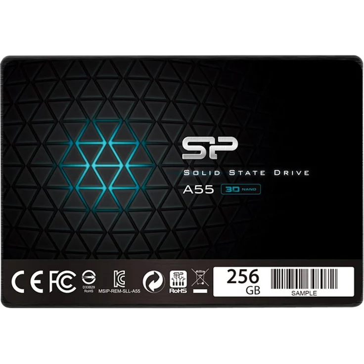 SILICON POWER A55 - Solid-State-Disk - 256 GB - intern - 2.5 Zoll (6.4 cm) - SATA 6Gb/s (SP256GBSS3A55S25) – Bild 4