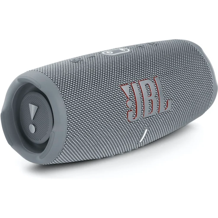 JBL Charge 5 Bluetooth-Lautsprecher mit 20 Stunden Akkulaufzeit, Powerbank, PartyBoost, wasserfest grau – Bild 1