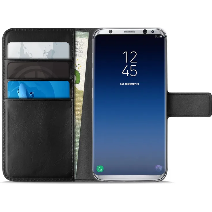 Puro ECO-Leather Wallet Samsung S9 Black