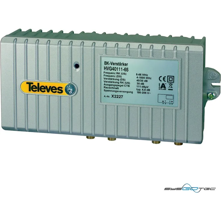 Televes HVG 40111-65  Verstärker BK 40/30dB Druckgußgehäuse