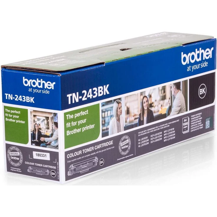 Brother TN-243BK Toner schwarz für ca. 1.000 Seiten (TN243BK) – Bild 1