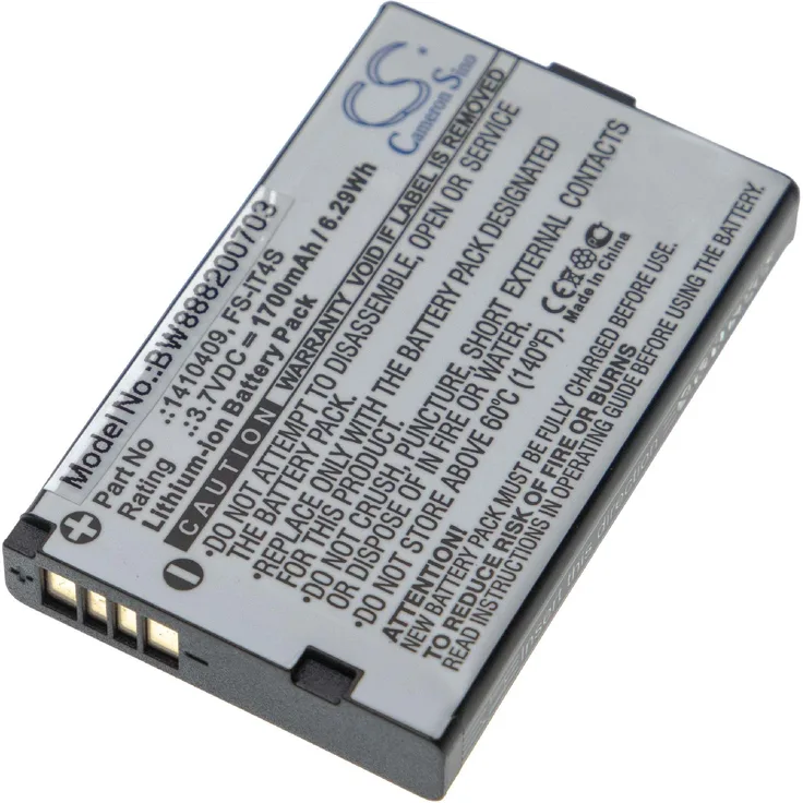 vhbw Akku Ersatz für Reely 1410409, FS-iT4S für Gamepad Controller (1700mAh, 3.7V, Li-Ion)