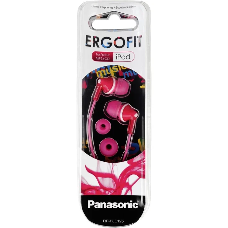Panasonic RP-HJE125E-P In-Ear Kopfhörer, pink – Bild 2