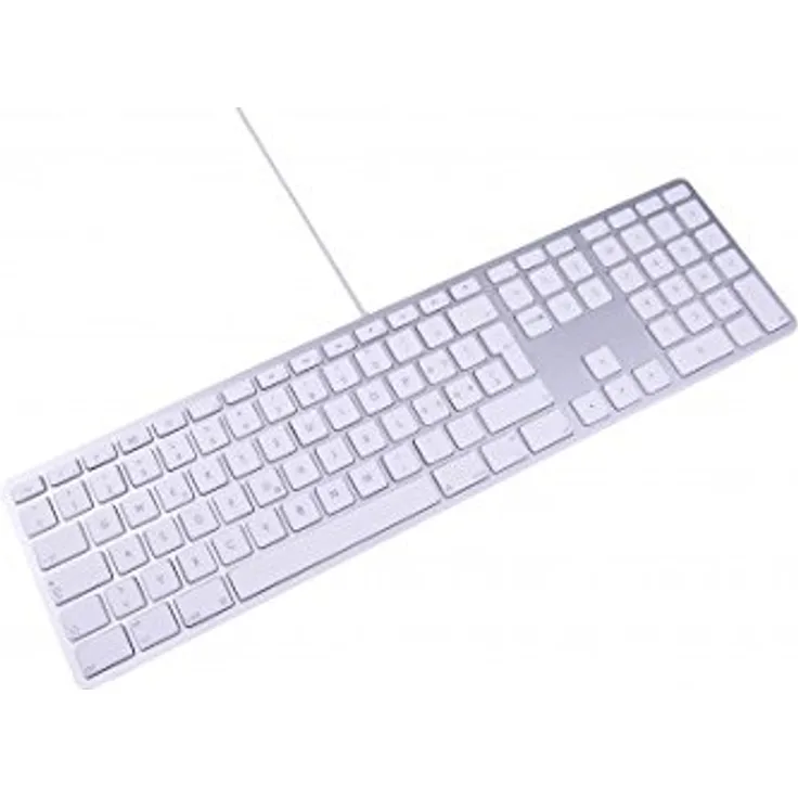 LMP USB Zifferntastatur KB-1243 Silber - Englisch (UK) Layout QWERTY