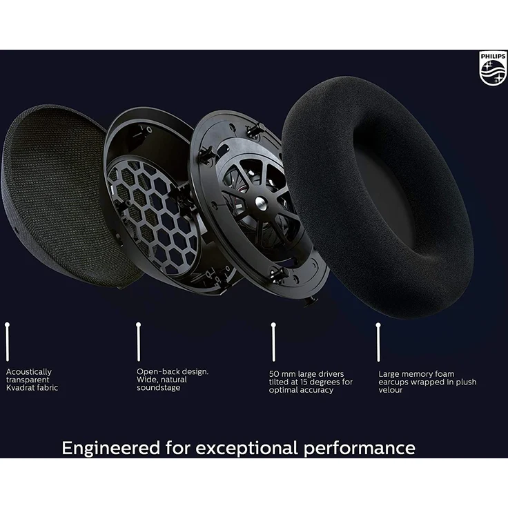 Philips Fidelio X3 Over-Ear-Kopfhörer, schwarz – Bild 11