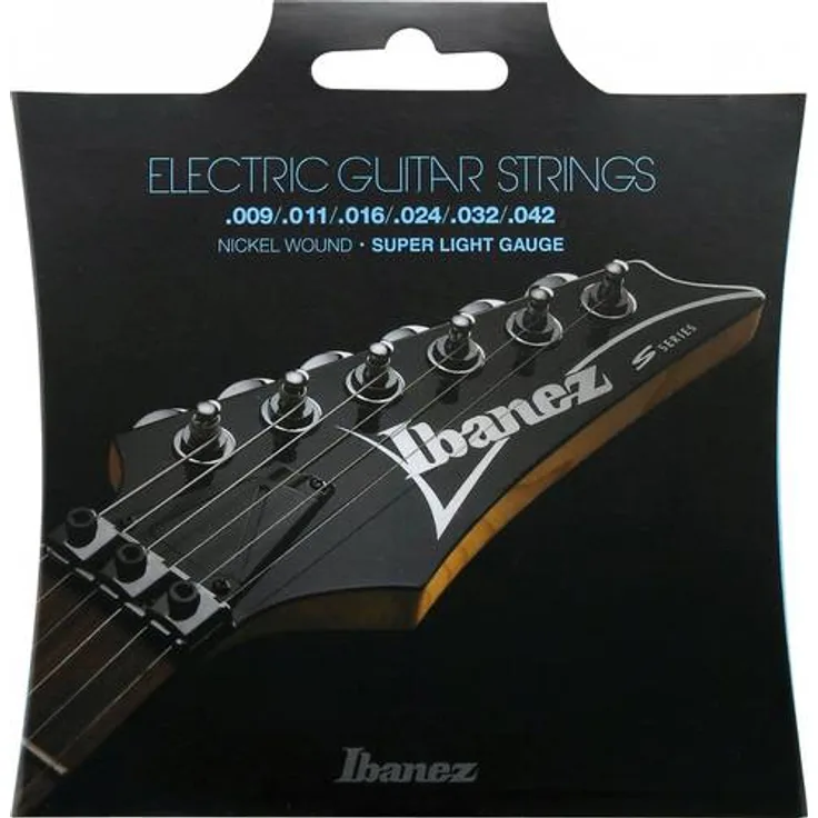 Ibanez Saitensatz E-Gitarre Nickel Wound 6-Saiter - Super Light 9-42 (IEGS6)