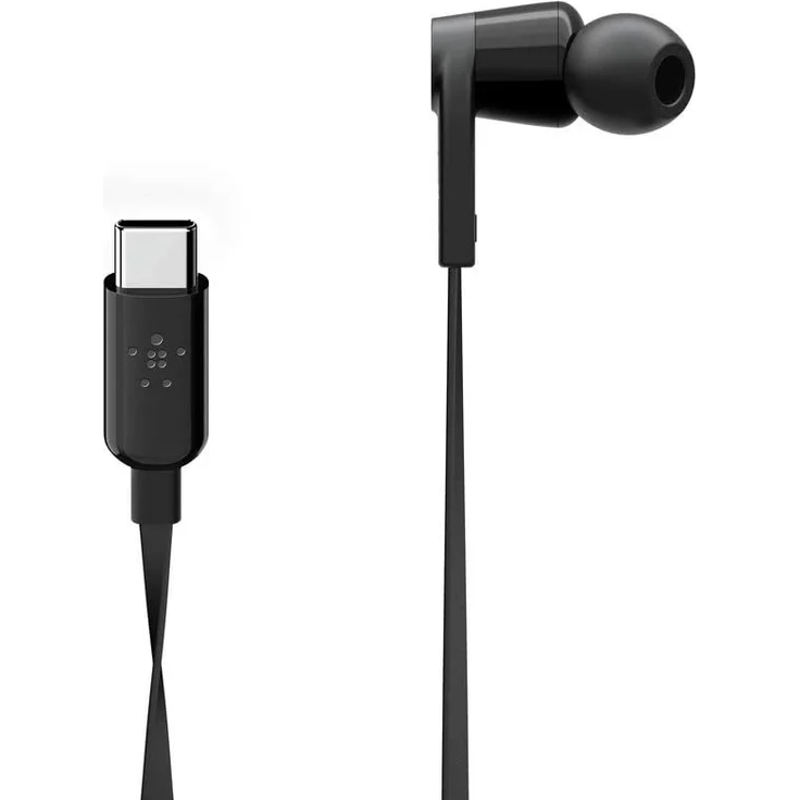Belkin RockStar USB-C-Kopfhörer für Samsung Galaxy S20, S20+, S20 Ultra, Note10, Note10+, S10, S10+, S10e, Google Pixel 3, 3XL, iPad Pro und andere Geräte (USB-C-In-Ear-Kopfhörer-Ohrhörer) Schwarz – Bild 6