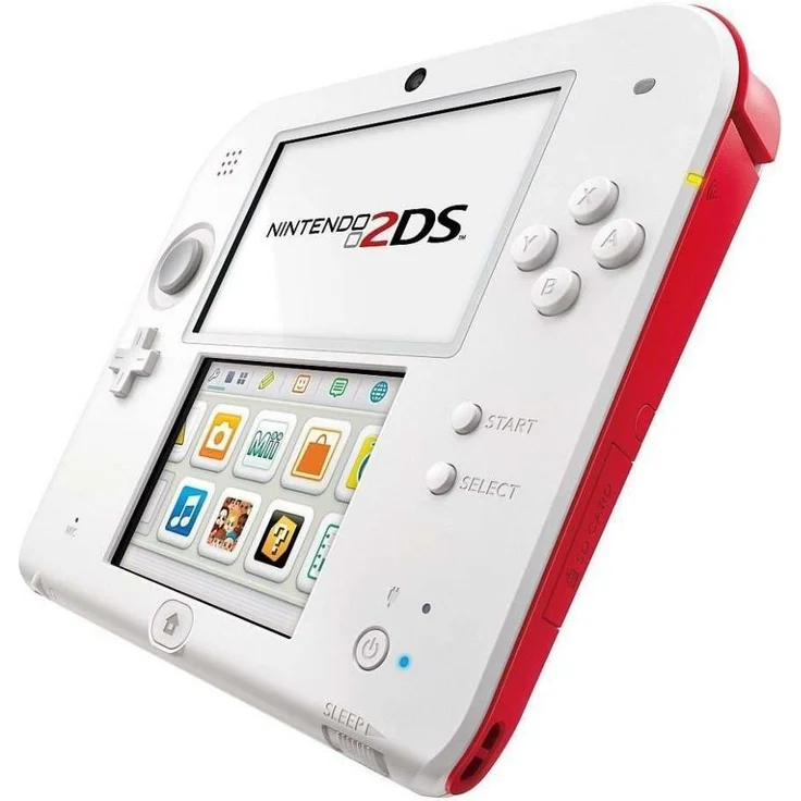 Nintendo 2DS Weiß-Rot 256MB & 4GB Speicherkarte Bundle inkl. New Super Mario Bros. 2 – Bild 2