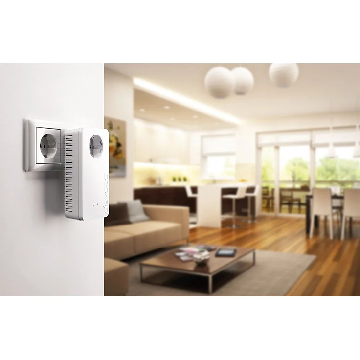 Devolo DLAN 1200+ (9383) WiFi ac Powerline WLAN Einzel Adapter 1.2 GBit/s – Bild 6