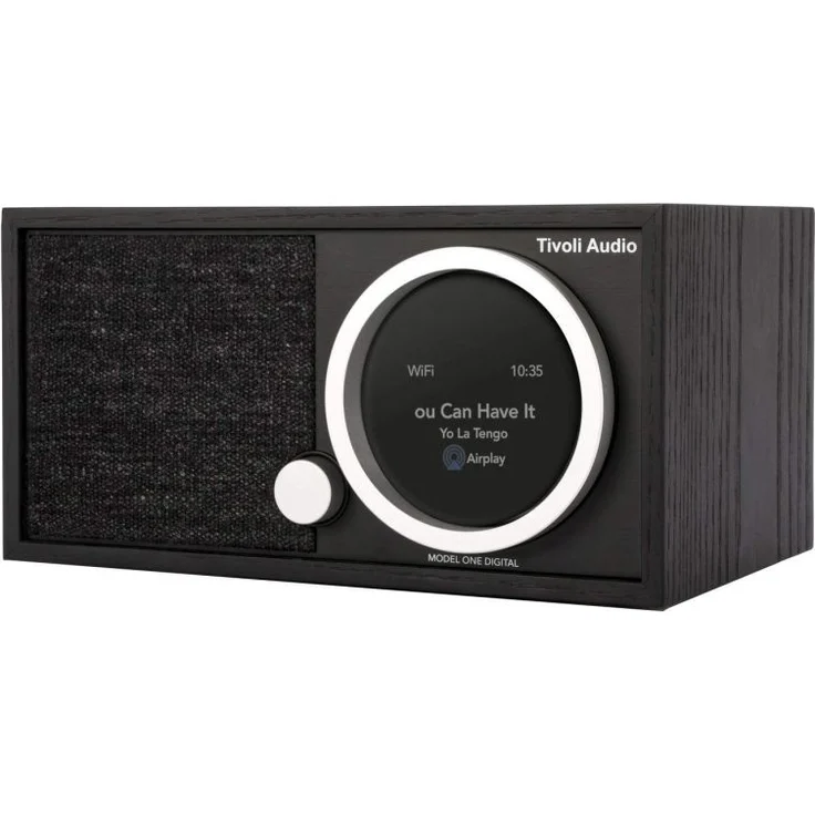 Tivoli Audio Model One Digital + Schwarz-Schwarz Tischradio mit Bluetooth, schwarz – Bild 1