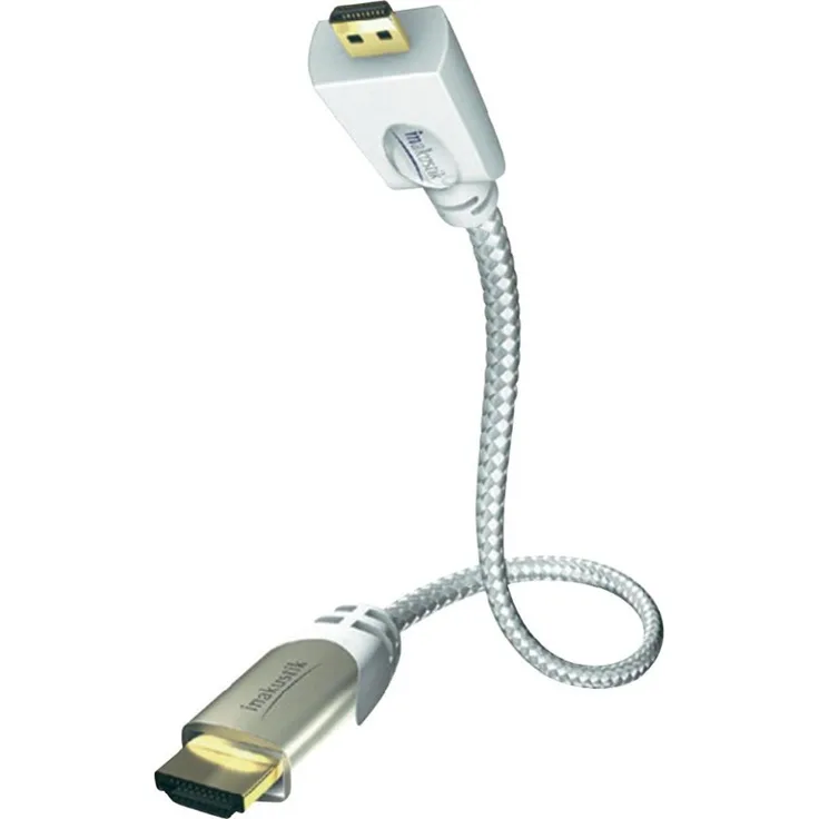 inakustik Premium II High Speed HDMI Kabel mit Ethernet (Micro-HDMI - HDMI, 1,5m)