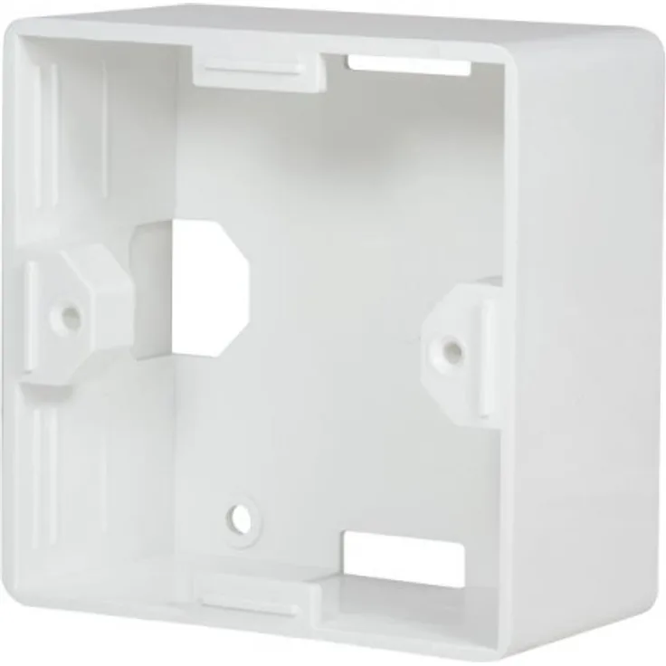 LogiLink Professional NP0221 Aufputzgehäuse (Aufputzrahmen) für Unterputzdosen, Macht aus Unterputzdosen Eine Aufputzversion