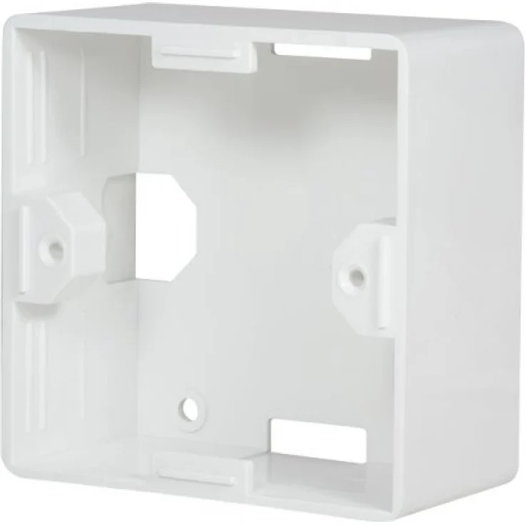 LogiLink Professional NP0221 Aufputzgehäuse (Aufputzrahmen) für Unterputzdosen, Macht aus Unterputzdosen Eine Aufputzversion