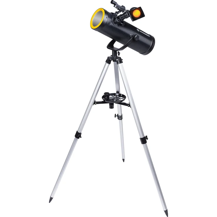 Bresser Teleskop Solarix 114-500 mit Sonnenfilter für Beobachtungen der Sonne im Weisslicht, für Himmels- und Erdbeobachtungen – Bild 1