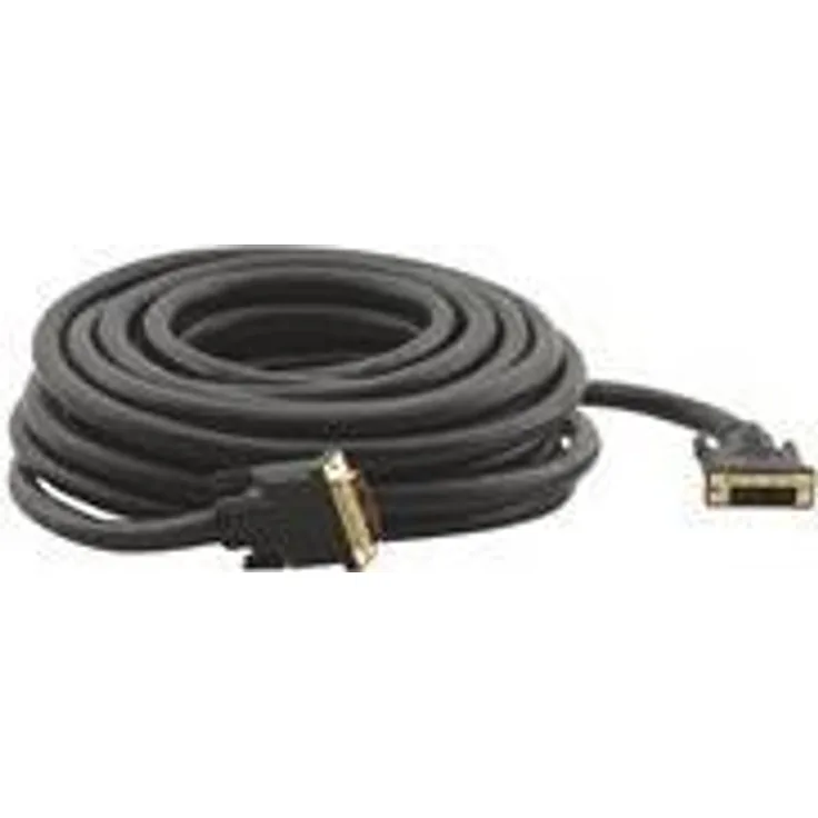 Kramer C-DM/DM/XL Series - DVI-Kabel - Single Link - DVI-D (M) bis DVI-D (M) - 4.6 m - Daumenschrauben - Schwarz