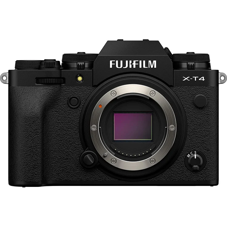 Fujifilm X-T4 Systemkamera (26,1 MP, Touch-Display, Bildstabilisator, 4K-Video) Gehäuse,, Schwarz – Bild 1