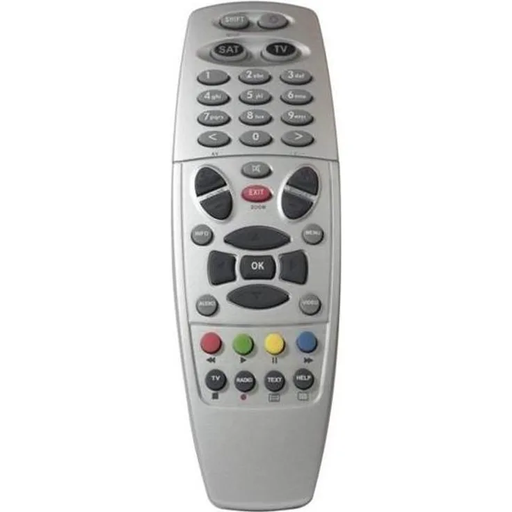 Fernbedienung für Dreambox600/7000/7020/500HD/800HD/7020HD/8000HD silber