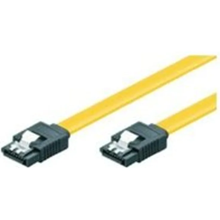Wentronic goobay - SATA-Kabel - Serial ATA 150/300/600 - SATA (W) bis SATA (W) - 70 cm - eingerastet, flach (95023)