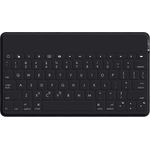 Logitech Keys-to-Go Kabellose Tablet-Tastatur, Bluetooth, iOS-Sondertasten, Ultraleicht & Geräuschlos, 3-Monate Akkulaufzeit, Fürs Tablet und Smartphone, Deutsches QWERTZ-Layout - schwarz