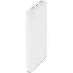 Belkin Boost Charge Powerbank 10K mit Lightning Connector (MFI-zertifiziertes, portables 10.000 mAh Lightning Ladegerät für iPhone 11, 11 Pro-Pro Max, X, XS, XS Max, XR, SE, 8-8+, iPad) Weiß