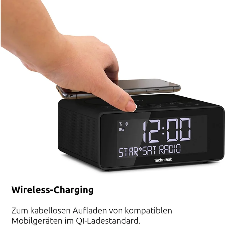 TechniSat DIGITRADIO 52 Radiowecker mit Wecker, LCD-Display, anthrazit – Bild 6