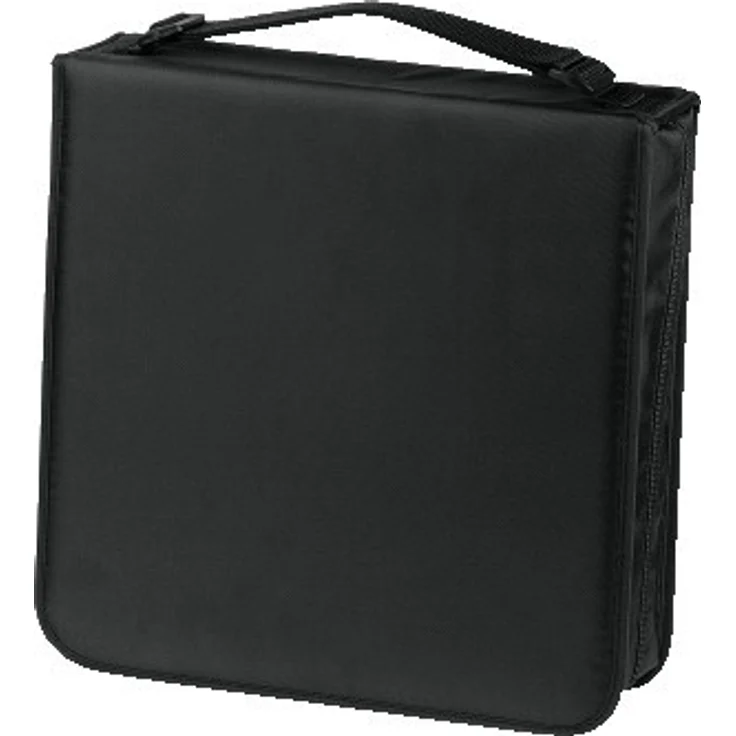 Hama CD Wallet Nylon 208, black (Schwarz) – Bild 1