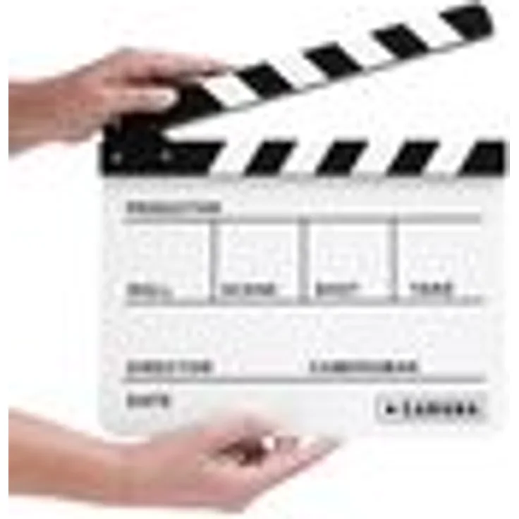 Caruba Filmklappe Weiß