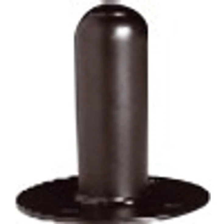 Store Music Store Einbauflansch Stahl, 36mm, schwarz