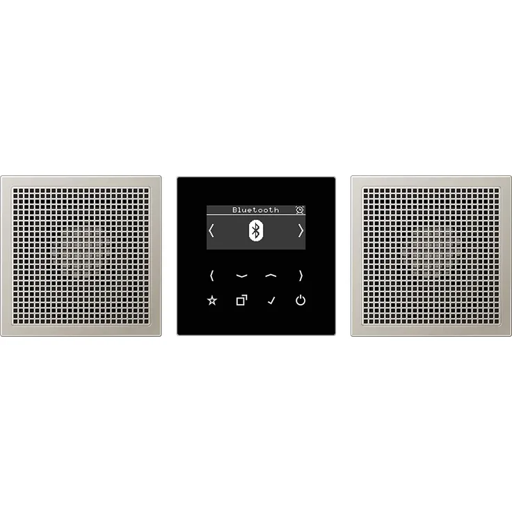 JUNG Smart Radio DAB+ DABES2BT Unterputzradio mit Bluetooth, schwarz