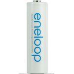 Panasonic eneloop, Ready-to-Use Ni-MH Akku, AA Mignon, 4er Pack inkl. Akkubox, min. 1900 mAh, 2100 Ladezyklen, starke Leistung und geringe Selbstentladung, wiederaufladbare Akku Batterie