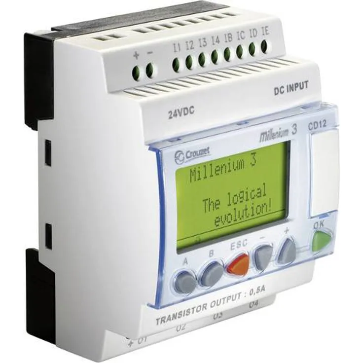 Crouzet 88970042 Millenium 3 CD12 S SPS-Steuerungsmodul 24 V-DC