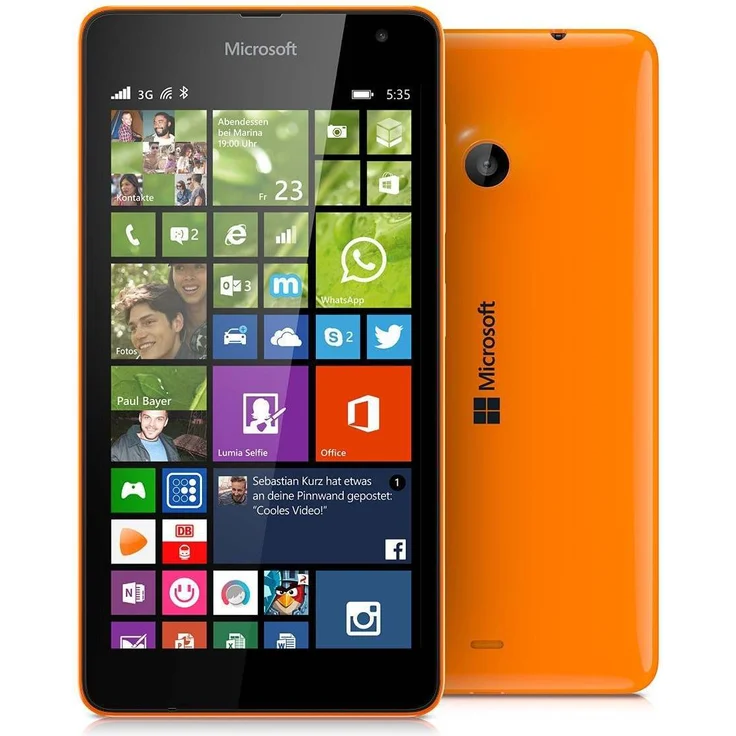 Microsoft Lumia 535 orange – Bild 2