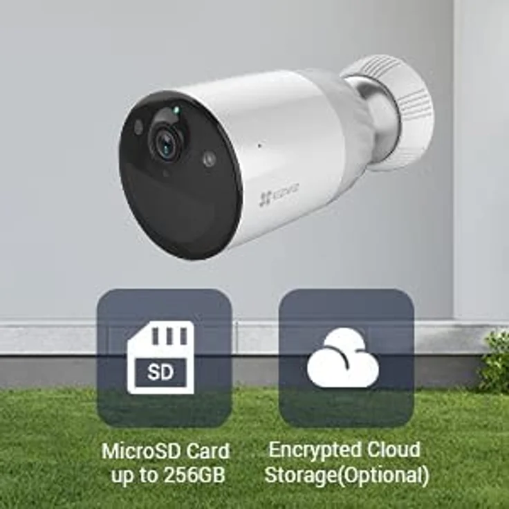EZVIZ BC1 Add on Kamera, 1080p kabellose Überwachungskamera, 365 Tage Akkuleistung, PIR-Bewegungserkennung, Farbnachtsicht, Zwei-Wege-Audio, H.265, Amazon Alexa-kompatibel, funktioniert NUR mit BC1 Base – Bild 8