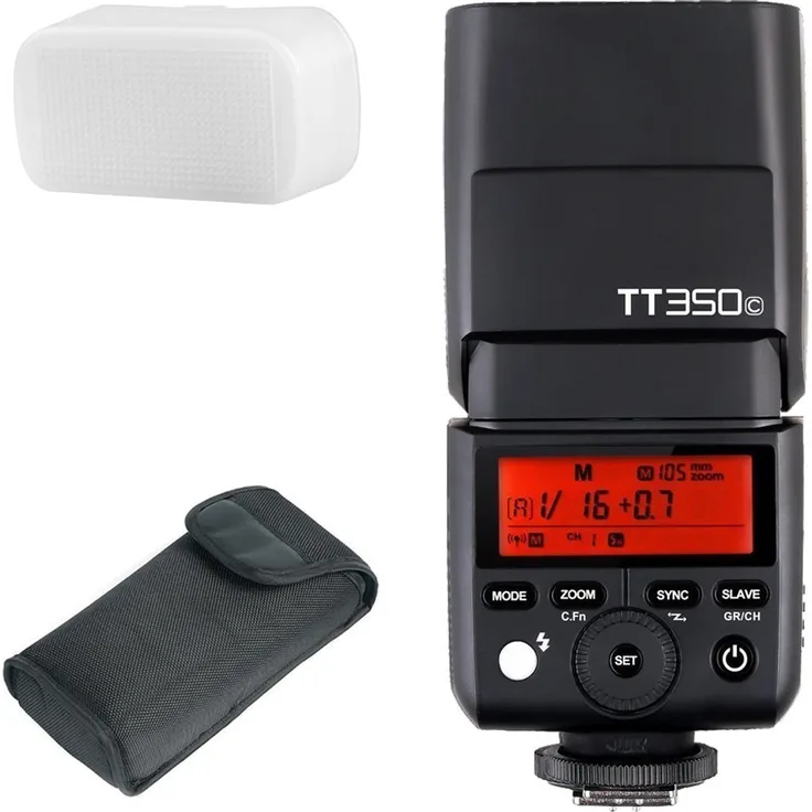 GODOX Blitzgerät TT350C Systemblitzgerät für Canon Kameras