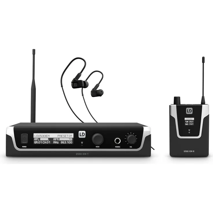 LD Systems U508 IEM HP - In-Ear Monitoring-System mit Ohrhörern