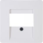 Kopp TAE-Abdeckung Paris, artkisweiß, 1-3 Anschlüsse (oder 2-fach USB-Steckdose)