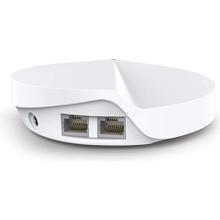 TP-Link Deco M5 Mesh WLAN AC1300 Dualband Heimnetz Komplettlösung (Geschwindigkeit bis zu 1267Mbit-s, Abdeckung bis zu 140m², passt in jeder Art von Zuhause, 2 Gigabit Ports, 1pack) weiß – Bild 2