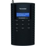 TechniSat TechniRadio Solar Tragbares Radio mit Wecker, LCD-Display, spritzwassergeschützt, schwarz