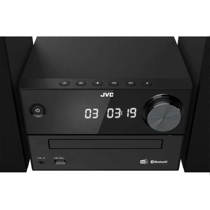 JVC UX-C25DAB Home-Audio-Minisystem mit CD-Player, UKW, DAB, DAB+ und Audio-Streaming Schwarz – Bild 6