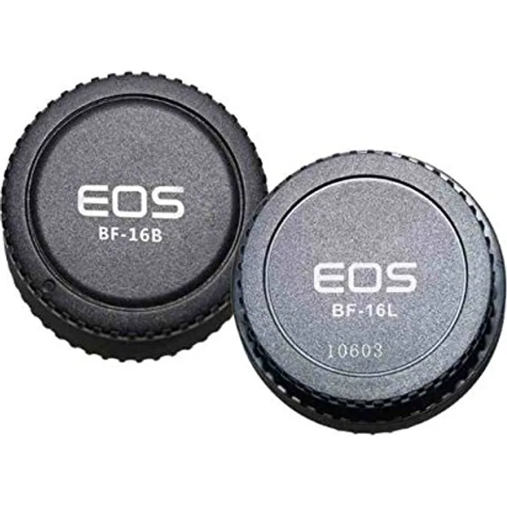 Pixel Deckel-SET - Kamera Gehäusedeckel und Objektivrückdeckel für Canon EOS 1D 5D 7D 10d 50D 60D 11