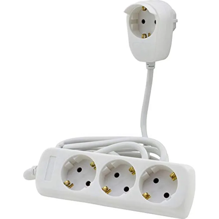 REV Steckdosenleiste 3+1-fach 2m weiss Powersplit (0012312114 WS)